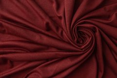 ткань бордовый трикотаж из кашемира (в 2х кусках: 1.0м и 1.05м) трикотаж кашемир однотонная бордовая Италия