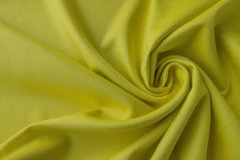 ткань двухслойная двусторонняя желтая пальтовая шерсть с кашемиром пальтовые шерсть однотонная желтая Италия
