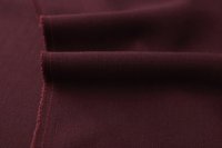 ткань креповая шерсть бордового цвета (отрез 0.65 м)