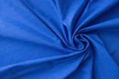 ткань голубая плащевка с логотипами Италия