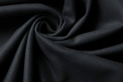ткань черная фланель из кашемира Италия
