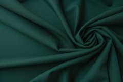 ткань темно-зеленая шерсть с эластаном Италия