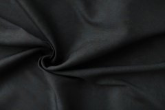 ткань черная шерсть жаккард с цветами Италия