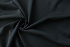 ткань однотонная черно-синяя шерсть Италия