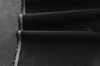 ткань черно-синяя костюмная шерсть с шелком в точку