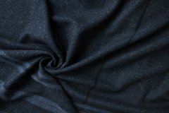 ткань темно-синий палантин в елочку  Италия