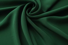 ткань крепдешин хвойно-зеленый Италия