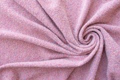 ткань розовый твид шанель разноцветный меланж Италия