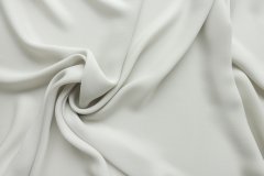ткань шармуз бело-серого цвета Италия