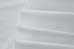 ткань белый рубашечный хлопок в полосочку Италия