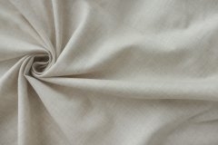 ткань фланель из хлопка серо-белый меланж Италия