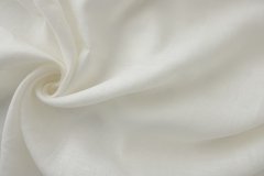 ткань белый лен костюмно-плательный Италия