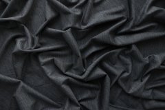 ткань средне-серый трикотаж с эластаном трикотаж шерсть однотонная серая Италия