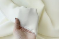 ткань молочное кади из шелка