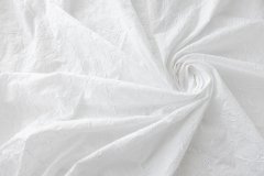 ткань шитье белого цвета с крупными цветами Италия