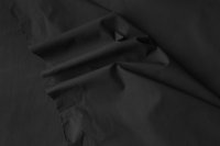 ткань черный костюмный хлопок (поплин)
