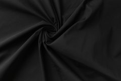 ткань черный хлопок (костюмный) Италия