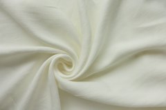 ткань лен белого цвета Италия