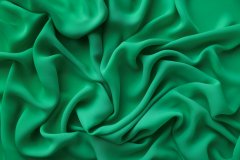 ткань шармуз ярко-зеленого цвета Италия