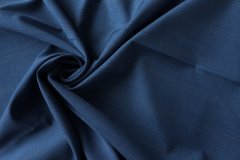 ткань ярко-голубая костюмная шерсть в полоску Италия