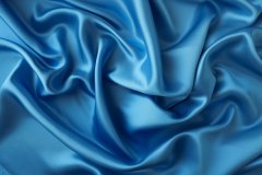 ткань голубой атлас Италия