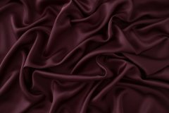 ткань атлас винного цвета (бордо) (в двух отрезах: 1.75м и 2.1 м) Италия