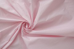 ткань тафта в розовую клеточку Италия