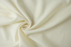 ткань фланель из кашемира молочного цвета Италия