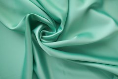 ткань светло-зеленое кади атласное Италия