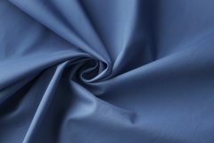 ткань синяя плащевка из хлопка Италия