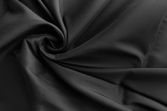 ткань подклад из купро черного цвета Италия