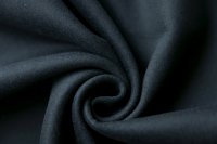 ткань двухслойная двусторонняя шерсть с кашемиром темно-синяя