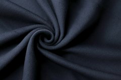ткань темно-синяя шерсть с кашемиром пальтовая 1.25 м Италия