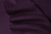 ткань двухслойная двусторонняя пальтовая шерсть баклажан