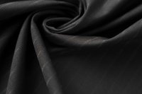 ткань темно-серая костюмная шерсть в полоску