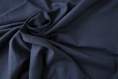 ткань костюмная шерсть синего цвета Италия
