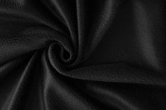 ткань пальтовая шерсть черного цвета Италия