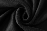 ткань пальтовая шерсть черного цвета