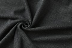 ткань костюмная шерсть темно-серый меланж Италия