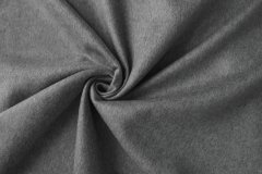 ткань двусторонний двухслойный кашемир серого цвета Италия