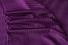 ткань вельвет ярко-фиолетовый Италия