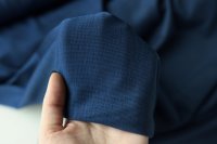 ткань трикотаж синего цвета из шерсти с шелком