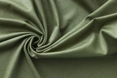 ткань двусторонний кашемир светло-зеленый меланж Италия