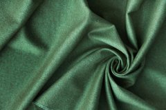 ткань двусторонний кашемир зеленый меланж Италия