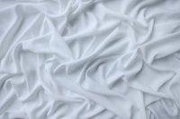 ткань белый крепдешин с эластаном (уценка)