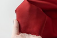 ткань шёлковый сатин темно-красный двусторонний