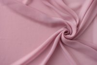 ткань шёлковый крепшифон розового цвета