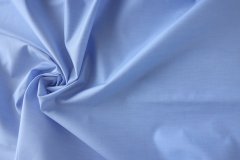 ткань светло-голубой хлопок с лоском Италия