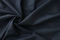 ткань костюмная шерсть черно-синий меланж