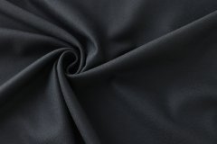 ткань плотная костюмная шерсть иссине-черная Италия